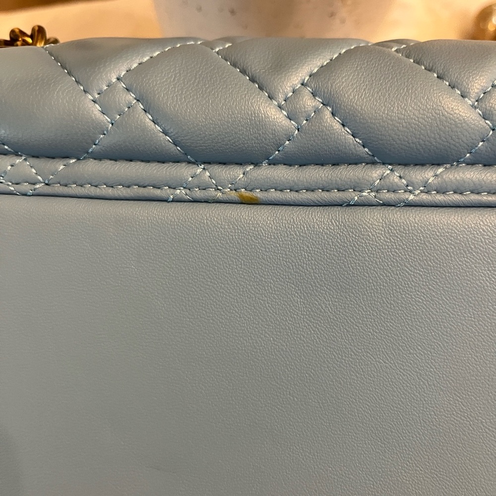 Kurt Geiger Light Blue Quilted Shoulder Bag - Picture 6 of 16